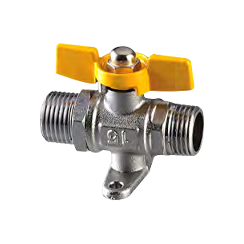 Dvojitý externý guľový ventil so základňou